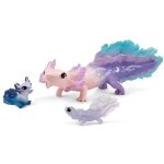 Figurine animaux marins - coffret avec salamandre axolotl - assortiment de 3 jouets schleich avec maman ...