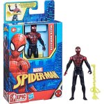 Figurine articul�e spider - man epic hero series - hasbro - miles morales - 10. 2cm + accessoires - blanc ...