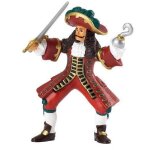 Figurine capitaine pirate - papo - rouge - garon - 3 ans et plus - intrieur