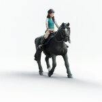 Figurines cavalière lisa et storm special schleich 42712 horse club dès 4 ans Figurines cavalière lisa et storm special schleich 42712 horse club dès 4 ans