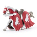 Papo - figurine cheval du chevalier griffon rouge