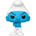Figurine de collection - funko - schtroumpf grognon - vinyle - bleu - int�rieur