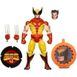 Figurine de collection - marvel - wolverine - 15 cm - jaune et bleu - accessoires alternatifs