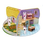 Figurine � colorier - tomy - fuzzikins - chez ma famille lapinous - livre � d�ployer et personnalisable ...