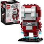 Figurine  construire - lego - brickheadz iron man mk5 - 101 pices - 8 cm - mixte 10 ans et plus