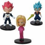 Figurines dragon ball z lot de 3 topper cake d�coration cupcake g�teau danniversaire collection de figurines ...