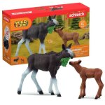 Figurines �lan femelle avec veau animaux sauvages schleich 42629 wild life pour enfant d�s 3 ans