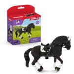 Figurine etalon frison concours �questre cheval d�taill� schleich 42457 horse club
