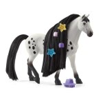 Figurine Étalon knabstrup à coiffer - coffret de pièces avec figurine cheval et accessoires pour garçons ... Figurine Étalon knabstrup à coiffer - coffret de pièces avec figurine cheval et accessoires pour garçons ...