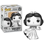 Figurine - funko - blanche neige (sketch) - vinyle 9 cm - niveaux de gris - enfants 3 ans et plus