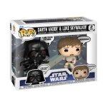 Figurines - funko - darth vader et luke skywalker - pack de 2 - pvc - 9 cm