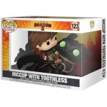 Figurine - funko - hiccup avec toothless - 14 cm - vinyle - how to train your dragon