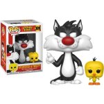Figurine funko pop! looney tunes: titi & grosminet - funko - 2 figurines - noir - ext�rieur