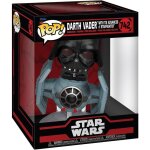 Figurine funko pop! rides deluxe star wars darkside tie advanced x1 w / vader