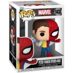 Figurine funko pop! - funko - spider - man et peter parker - 9 cm - design split unique - multicolore ...
