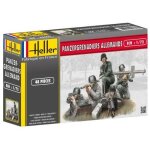 Figurine - heller - panzergrenadiers allemands - ensemble de 50 figurines au 1 / 72�me