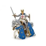 Figurine historique - papo - saint louis et son cheval - collection papo - intrieur