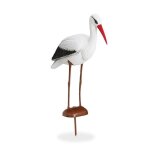 Relaxdays statue de jardin cigogne figurine de dcoration protection hron naissance 80 x 22 x 64 cm ...