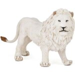 Figurine lion - papo - la vie sauvage - blanc - pour enfant de 3 ans et plus