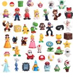 Figurines - mario - lot de 48 - plastique dur - d�coration de g�teau - cadeau danniversaire