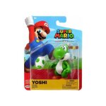 Figurine super mario : dinosaure yoshi avec oeuf blanc et vert - figurine articule collection 11 cm - ...
