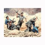 Figurine militaires combat marins soldats sovi�tiques contre soldats allemands 1942