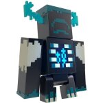 Figurine minecraft super boss warden - mattel - gardien - lumi�res et sons de combat - 6 ans et +