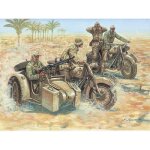 Figurines de motards allemands de la 2�me guerre mondiale - italeri - 16 soldats 2 motocyclettes et 2 ...