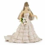 Figurine - papo - 39071 - marie dentelle champagne