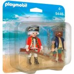Figurines personnages - playmobil - duo pack pirate soldat - pour enfant garon de 4 ans et plus