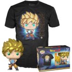 Figurine pop&tee - dragon ball z - sangoku super saiyan et kamehameha - taille m