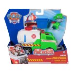 Figurine rocky - véhicules + bac et pince - dès 3 ans - fire rescue - la patpatrouille Figurine rocky - véhicules + bac et pince - dès 3 ans - fire rescue - la patpatrouille