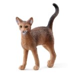 Figurine - schleich - chat abyssin - pelage brun clair - farm world