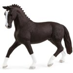 Figurine - schleich - jument hanovrienne morelle - race  sang chaud - pose dynamique