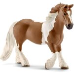 Figurine schleich - jument tinker - animal de la ferme - marron et blanc