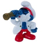 Figurines - figurine schleich les schtroumpfs - grand schtroumpf capitaine (20141)