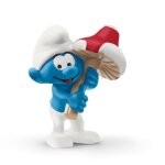 Figurine schleich - schtroumpf avec porte - bonheur - multicolore - a partir de 3 ans