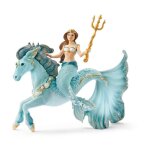 Figurine sir�ne eyela sur cheval de mer - avec sa baguette magique - schleich 70594 bayala - d�s 5 ans ...
