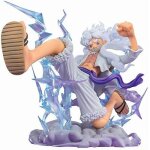 Figurine - tamashii nations - luffy gear 5th gigant - one piece - effet �clair et nuage