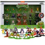 Figurines tortues ninja warrior en m�tal - set de 18 pi�ces - jada - collection de personnages d�taill�s ...