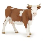 Figurine vache simmental - papo - la vie a la ferme - mixte - int�rieur - a partir de 3 ans