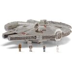 Figurine de collection - star wars - faucon millenium - 225 cm - dtails incroyables - cockpit ouvrant ...