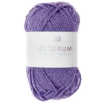 Fil  crocheter - rico design - ricorumi - 25 g - 100% coton - lilas brillant