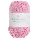 Fil � crocheter - rico design - ricorumi - 25 g - 100% coton - rose brillant