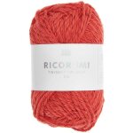 Fil  crocheter - rico design - ricorumi - 25 g - 100% coton - rouge brillant