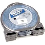 Fil d�broussailleuse carr� 35 mm x 32 m titanium power