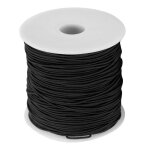 Fil lastique pour bricolage - shipenophy - cordon de perles pour bracelet - blanc - noir