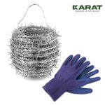 Fil de fer barbel galvanis 17 mm clture de protection clture forestire grillage nou galvanis / ...