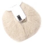 Fil de laine angora - omabeta - beige - doux - anti - boulochage - lavable  la main