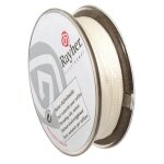 Soie naturelle pour enfiler 035 mm bobine 25 m blanc